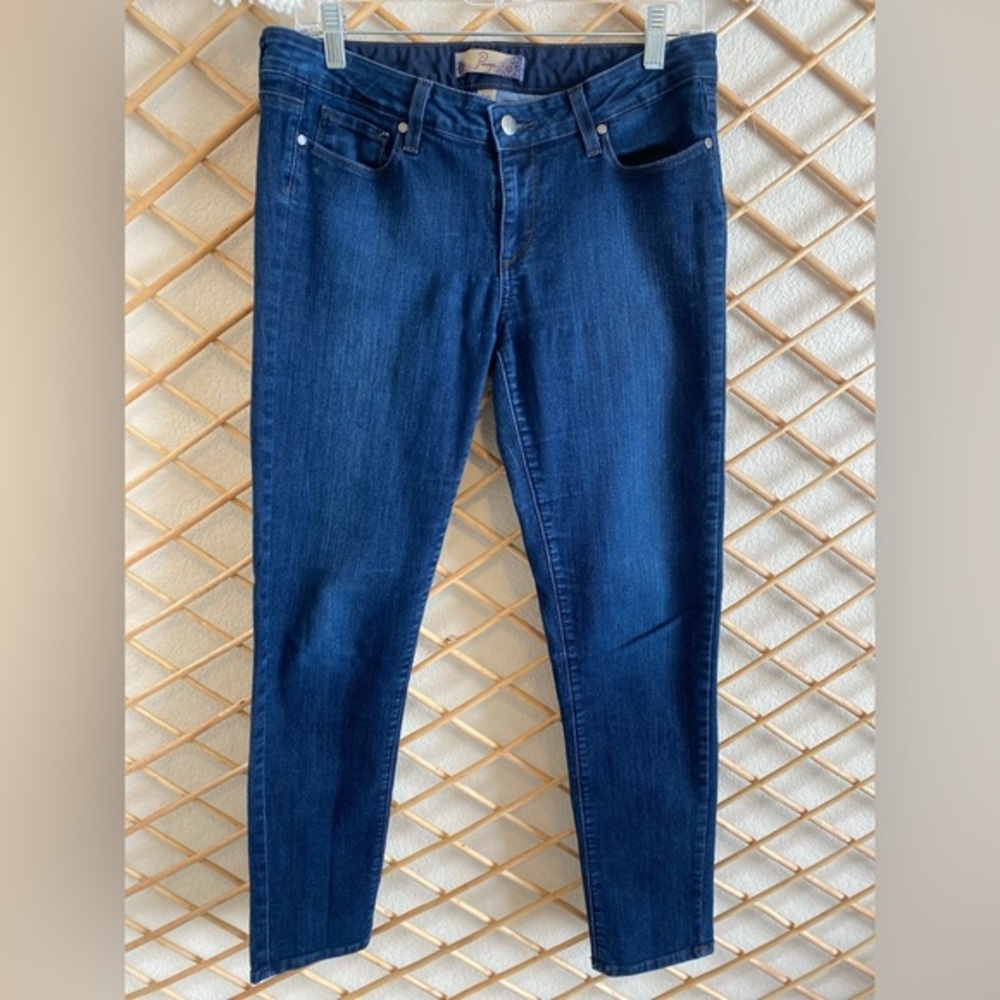 PAIGE Dark Blue Skinny Jeans